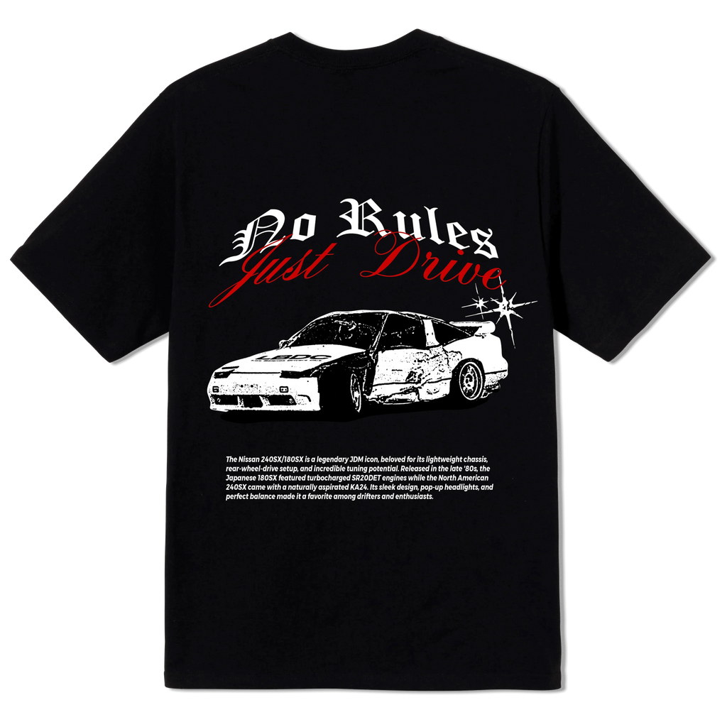 Camiseta No rules Just Drive