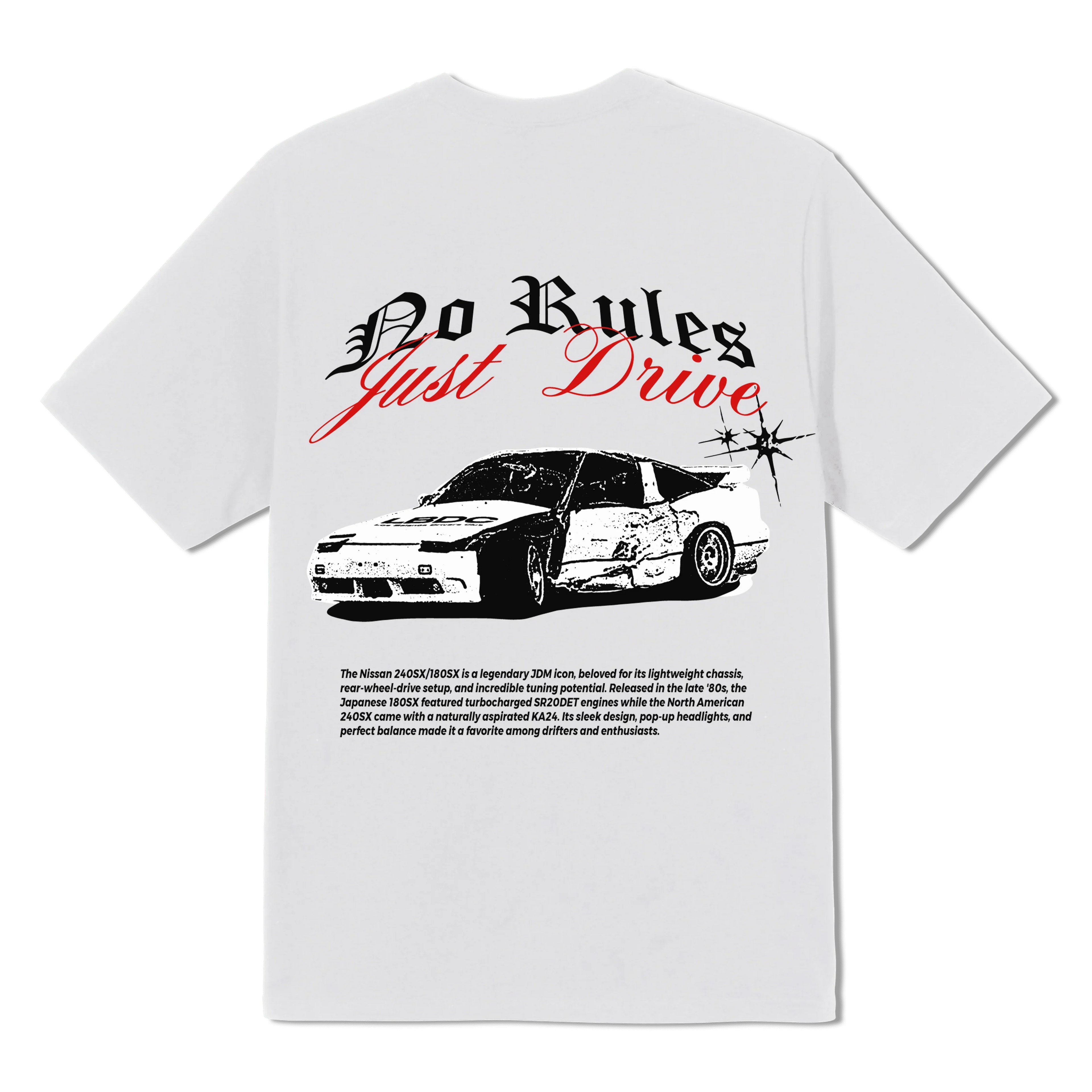 Camiseta No rules Just Drive